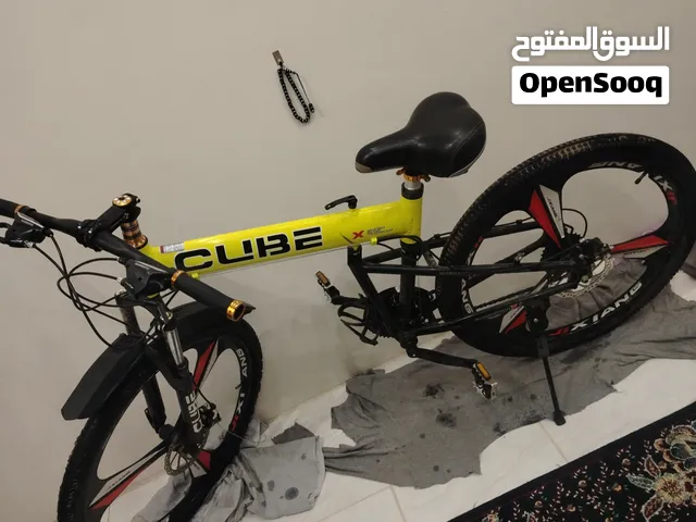دراجة جبلية (CUBE) رياضية - جنوط مراوح - مساعدات أمامية