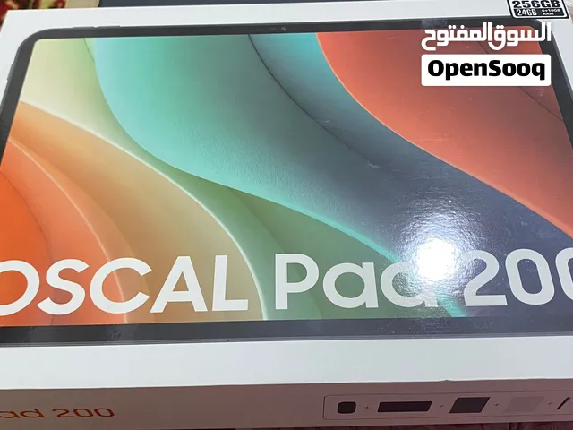 اوسكال باد 200 مستعمل لمدة شهر فقط يوجد شق في الشاشه لا يؤثر على الايباد