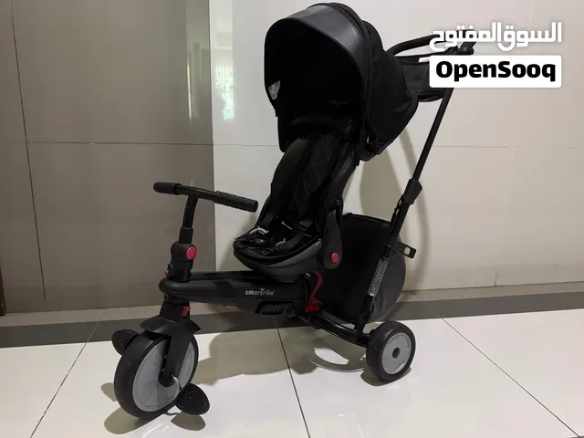 smarTrike STR7 Urban 7-in-1 Folding Stroller Trike – Premium Black (Great Condition)