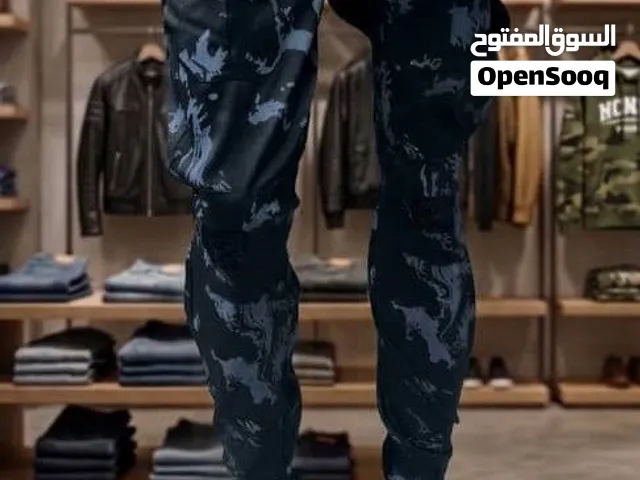 بنطال كارغو مموّه -خامة مصرية