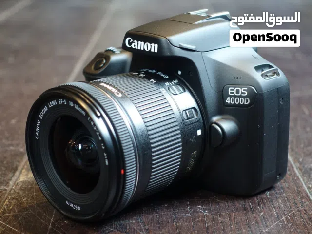 كاميرا كانون 4000eosd بحالة ممتازة وبسعر قوي.