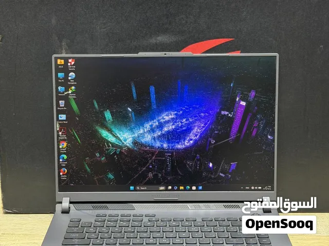 بكارتونته ومشتملاته وشنطة اوريجينال ASUS ROG STRIX G16 Gaming كور i9 جيل 14 فئة HX بكارت RTX 4070