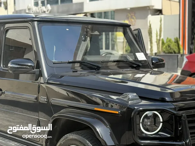 مرسيدس جي كلاس G 550 2025 لون اسود مميز  SUV أوتوماتيك للإيجار اليومي