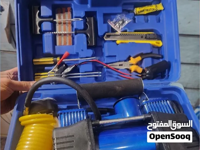منفاخ هواء سفري لتعبئة اطارات السيارات ابو جمل 2 بستون معاء جميع تدوات البنشر وكالة شنطة دبلوماسي ك