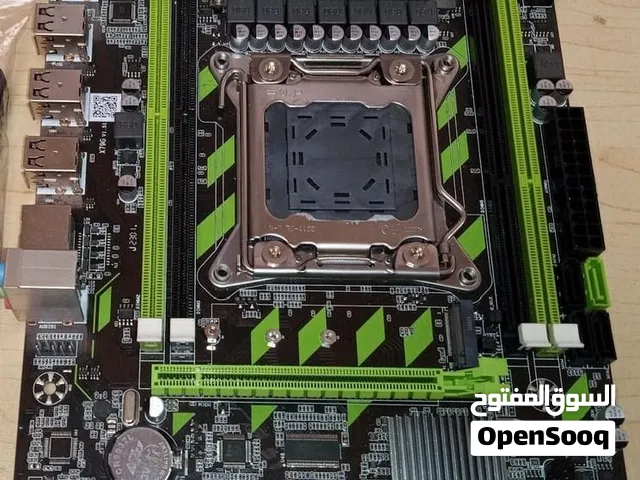 ببع او مراوس مذربورد X79  مع معالج  Xeon 2680 V2 ورامات 16  مع مروحة للمعالج