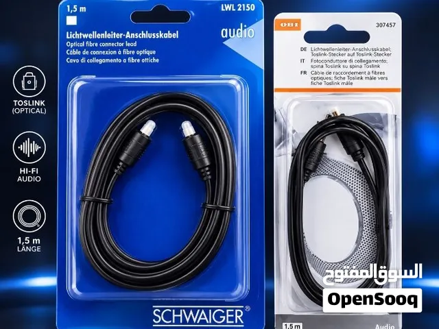 أوبتكال Optical Audio Cable – بطول 1.5 متر تبي صوت نقي وجودة ممتازة؟