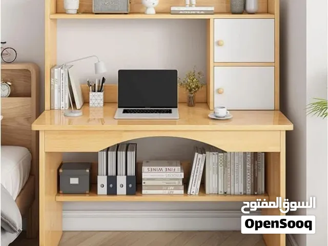 ميز مكتبي مناسبة جدا لدراسة متوفر بي لونين بيجي وابيض سعره 85الف