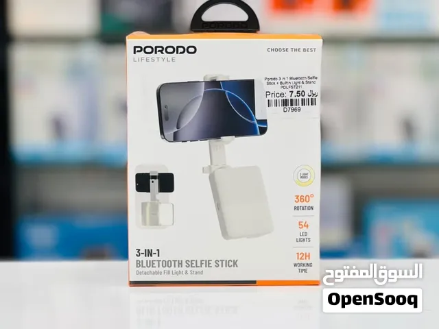 Brand New Porodo 3-in-1 Selfie Stick in Oman Secure Grip