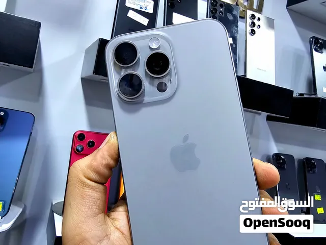 ايفون 15 برو ماكس 256 بطارية 100 فقط ب 530$