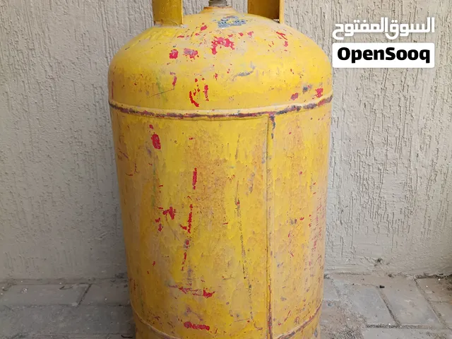 Yellow, Medium-sized, Sharjah LPG Gas Cylinder