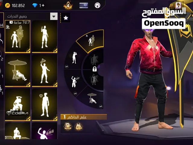 حساب فري فاير برايم 5  الوصف مهم
