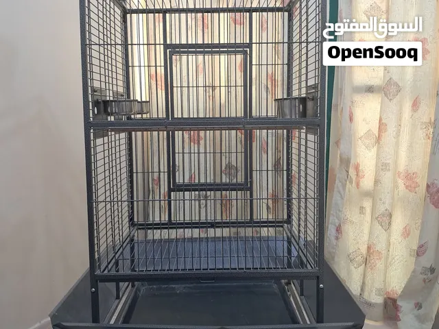 NeoStyle 173cm Bird Villa Cage for Large Parrots, Macaws, Parakeets With Play Top and Rolling Stand