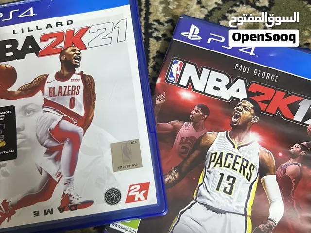 NBA 2K17 and    NBA 2K21for sell