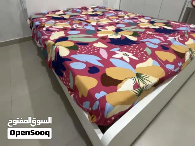 Wide white bed mattress included