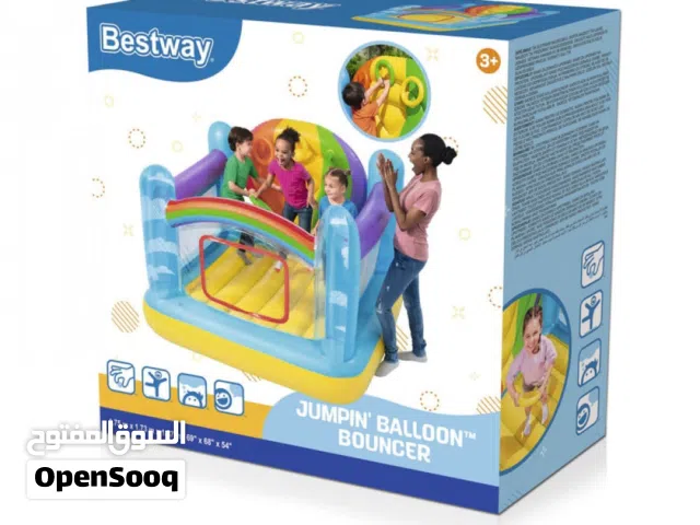 ملعب قفز قابل للنفخ للأطفال (Bestway Jumpin' Balloon Bouncer).