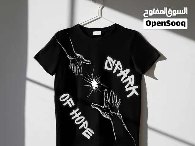 T-shirt blanc ô noir