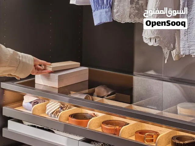 ايكيا رف زحاجي نظام دولاب pax