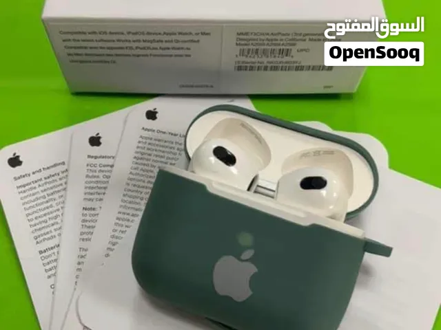 سماعة ابل الاصدار ال 3 صوت مكالمات 100٪ ماستر كوبي وارد امريكي ما بتميزها عن الاصلي عزل ضوضاء