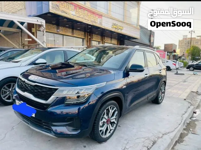 كيا سليتوس 2021 ex رقم اربيل حادث خلفي للبيع او مراوس