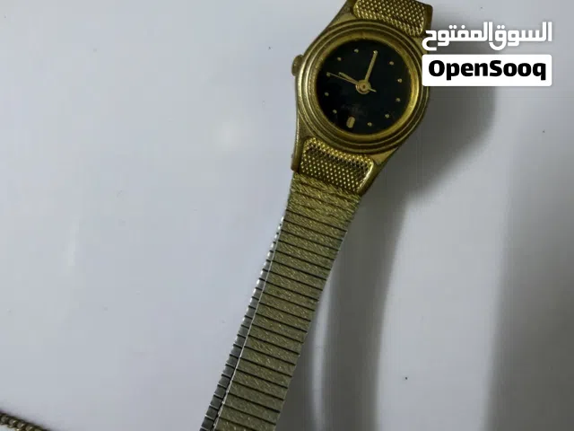 ساعة نسائي اورينت ياباني اصلي بحالة الوكالة شغالة