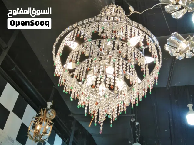 معلقات ثريات باحجام مختلفة للمنازل للمحلات للمعارض.... الخ