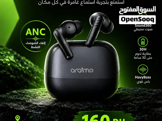 Ecouteurs Oraimo SpaceBuds Neo+ قابل للتفاوض (OTW-323P) ANC