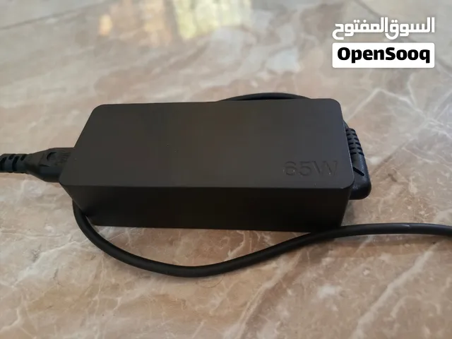 شاحن لاب توب Lenovo اصلي بحالة الوكالة  type c  65 واط
