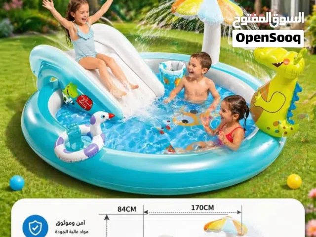 جميع مقاسات مسابح اطفال منزليه من عمر سنتين الى 6سنوات