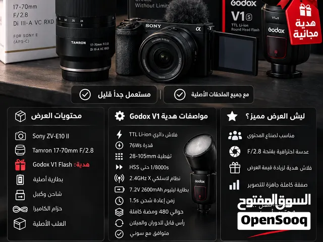 عرض خاص كاميرا سوني zve10ii تصور 4K 120 fps نظافة 100%