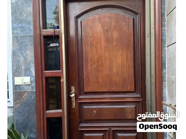 باب منزل خشب صاج خارجيه للبيع