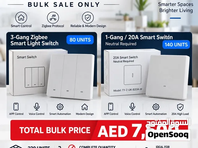 SMART HOME ZIGBEE SWITCHES – BULK SALE ONLY  Brand New • Original Packaging • Ready Stock in UAE