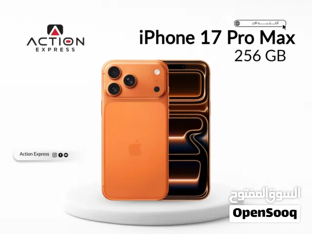 IPHONE 17 PRO MAX ( 256GB ) NEW // ايفون 17 برو ماكس ذاكره 256 الجديد
