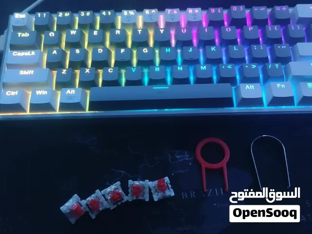 كيبورد Redragon K617 Fizz with Oring and Foam mod