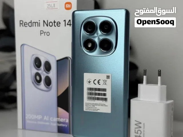 ريدمي نوت 14 برو مستعمل بحالة الوكالة 256 جيجا 16 رام