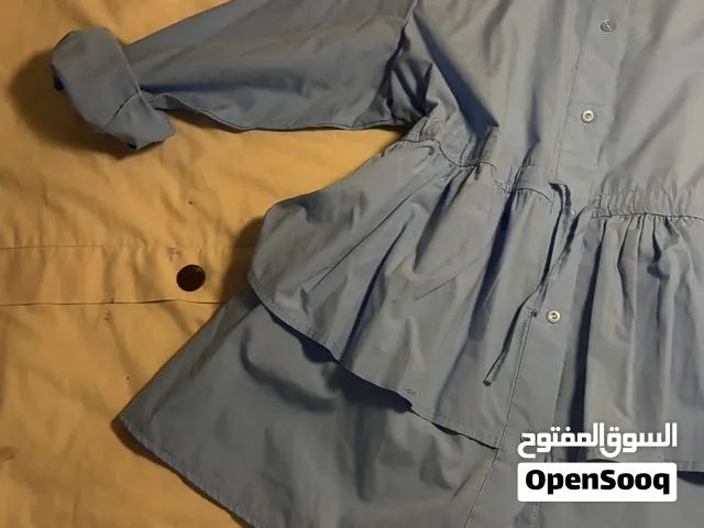 قميص سمائي ملبوس مرة وحدة ماركة