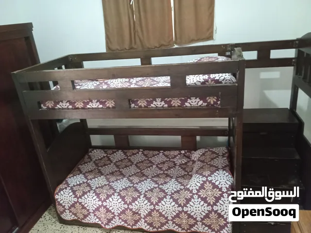 تخت تفصيل طابقين خشب ثقيل