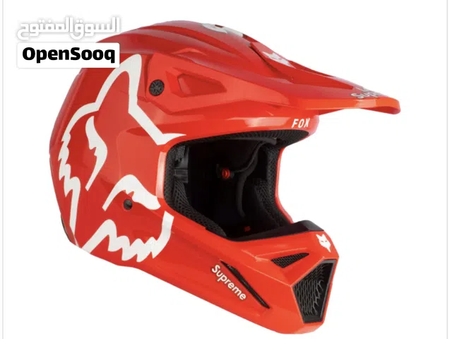 FOX V1 Supreme Red Motorcycle Motocross Helmet ECE & DOT Certified - 836600