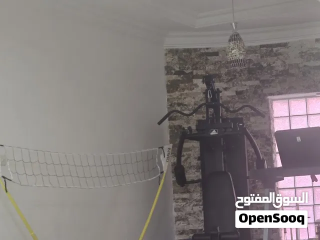 Adidas home gym with accessories