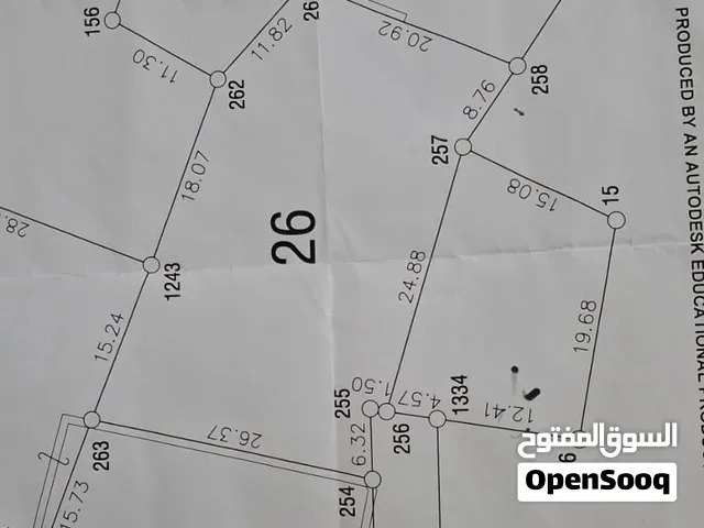 للبيع قطعة ارض 1000 متر مربع (ب) في رام الله المزرعة الغربية