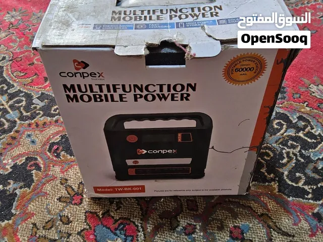 شاحنه باور بنك جديده ونضيفه قدرته 300واط