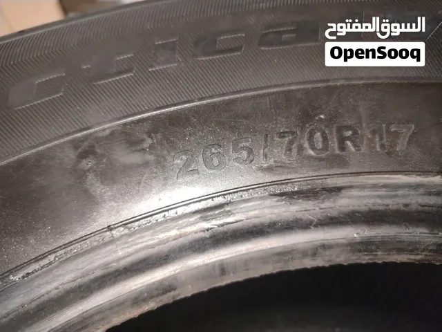 للبيع إطارات مقاس R 17/265/70