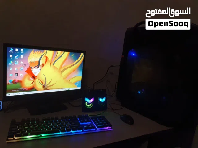 PC I7G4 8RAM 500SSD كرت واحد جيجا للبيه ع  شامل توصيل