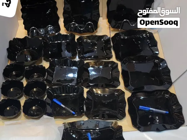 ** طقم سفرة سيراميك بروسلين ملكي 26قطعة بالأسود المذهل من Danny home شكل *-- تشكيلة بتصميم أنيق