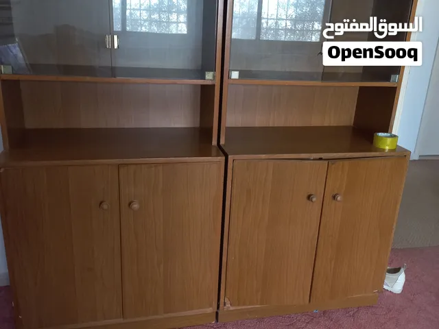 ارفف مكتبةثلاث قطع خشب لاتيه ملبس فورمايكا