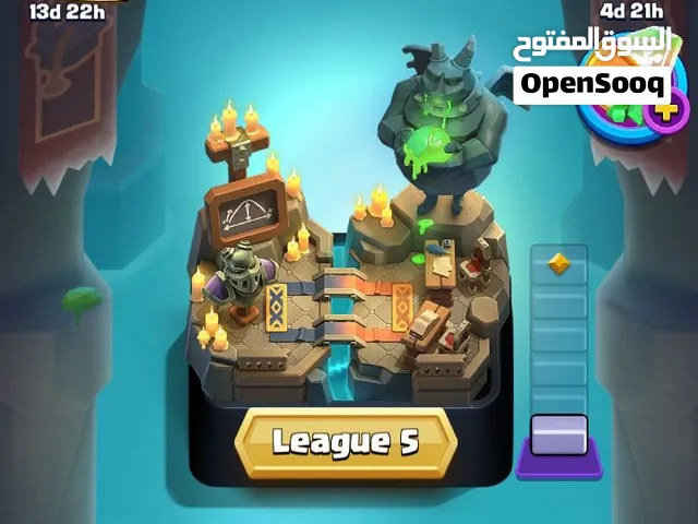 حساب كلاش رويال مربوط بايميل وموثق من سوبر سيل