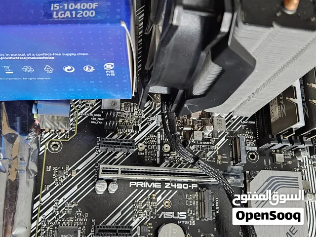 معالج I5 10400 F مع بورد ومبرد ورامات