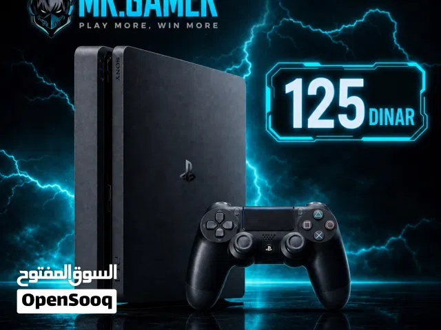 بلاي ستيشن 4 سلم PlayStation 4 Slim بافضل الاسعار بالمملكه ومتوفر لدينا خدمة التوصيل