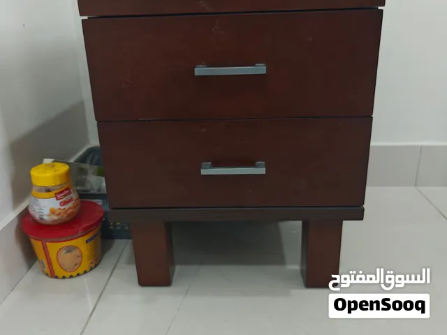 Wooden 2-Drawer Bedside Table / Nightstand