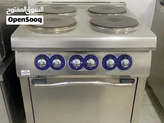 بوتاجاز 4 بلاطه كهرباء وفرن ضخم براند Hobart USA