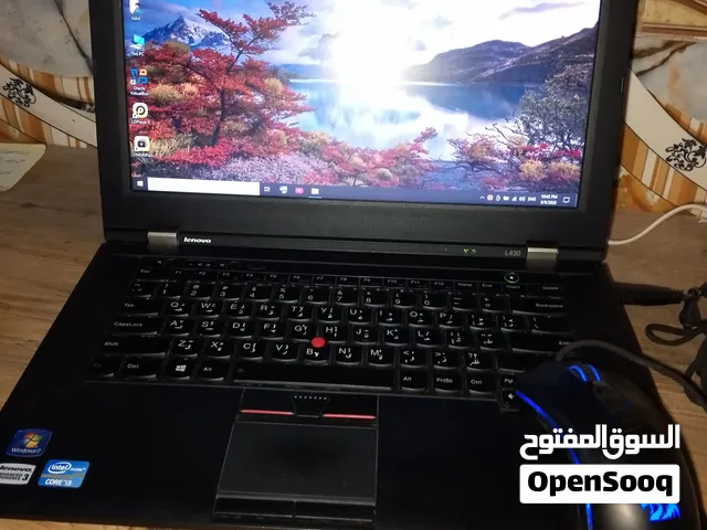 لابتوب لينوفو l430  بنظافة 95٪ بسعر جدا مناسب للألعاب الخفيفه و للدراسه و للتصفح انزل اقرا مواصفاته.
